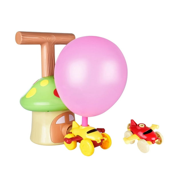 Inertia Balloon Powered Car Aerodynamics Fun Power Vehicle Toy Air ...