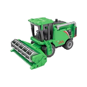 Inertia Farm Harvester Tractor Toy Simulation Crop Cutter Construction Vehicle for 3-6 Years Role Play Educational Gift