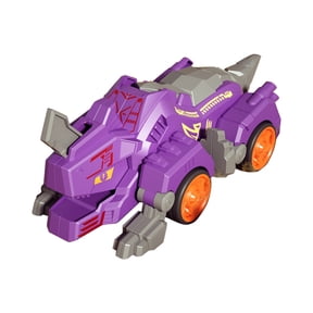 Inertia Toy Car Transforming Stunt Vehicle Purple Rotating Limbs Interactive Play Portable Gift