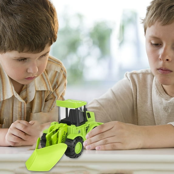 Inertial Engineering Vehicle Toy, Push Go Construction Truck Model, Anti Fall Collision Resistant Car, Smooth Safe Movable Joint Toy, Imagination Play Gift for Boys Girls