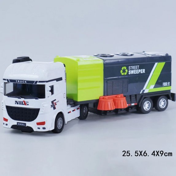 Container Loader Toy Inertial container truck container toy truck boy fence truck sanitation ...