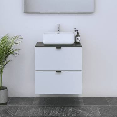 Ines 2S 60 Floating Bathroom Vanity (24" Width)