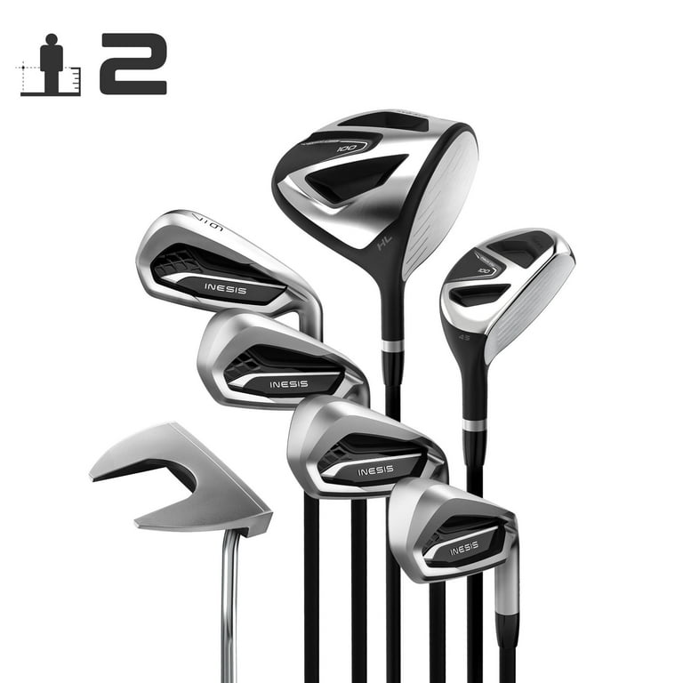 Inesis 100, 7 Piece Adult Golf Club Set, Right Handed, Size