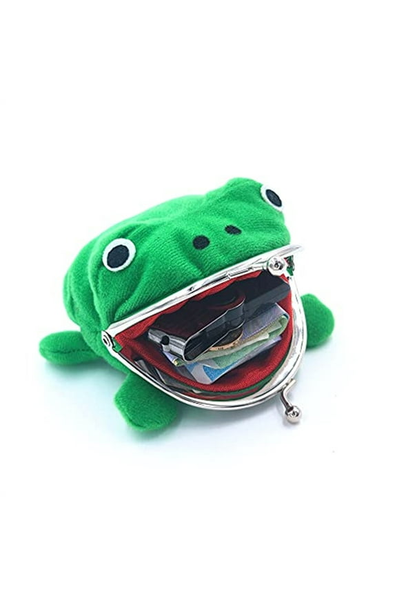 Anime Frog Wallet ,Frog Coin Wallets Frog Coin Purse for Halloween Cosplay Ninja Themed Party Gift