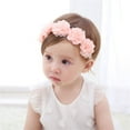 thumbnail image 1 of Inevnen Baby Girl Lace Flower Headband Stretch Kids Todders Princess Floral Hairbands 1-6 Years, 1 of 7