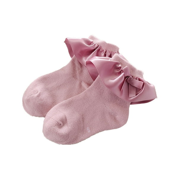 Inevnen Baby Girls Vintage Ankel Lace Socks Toddler Ruffles Casual Dress Socks