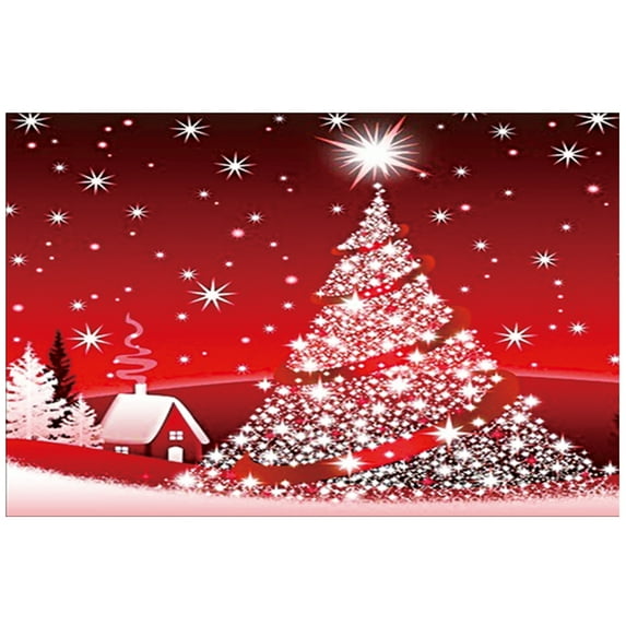 Inevnen Christmas Carpet, Non-Slip Mat Rugs, Xmas Rectangle Floor Carpet