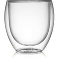 thumbnail image 1 of Inevnen Double Walled Glass Coffee Mugs Insulated Coffee Cups Clear Borosilicate Glass Mugs, 1 of 8