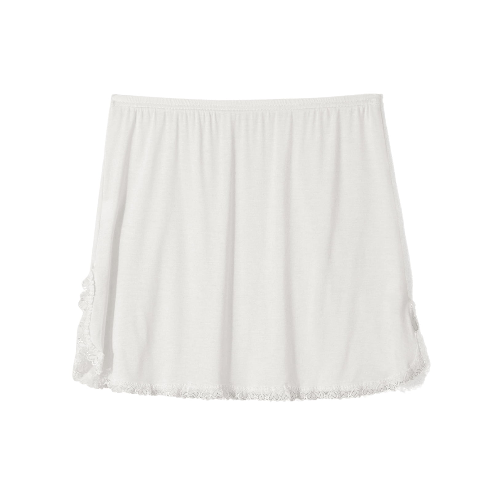 Inevnen Half Slips for Under Dresses Side Slit Women Modal Half Slip