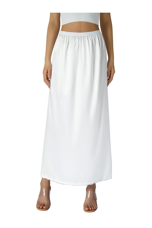 Half Slips for Women Underskirt Dress Extender Long Skirt 34-37 Length