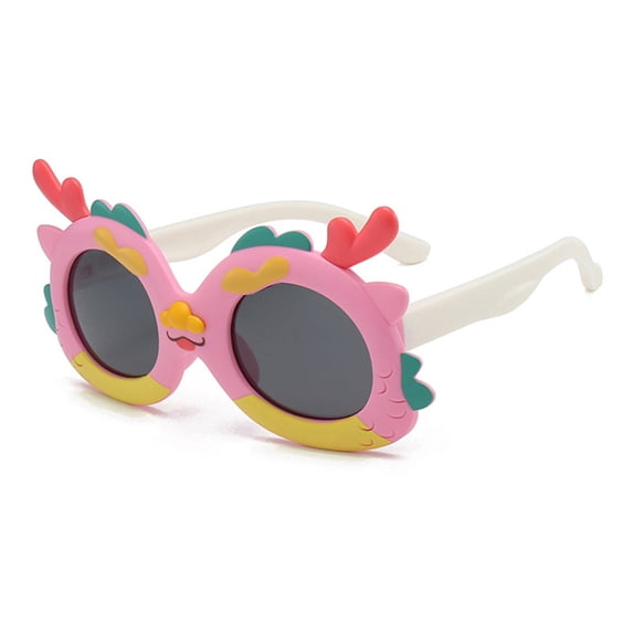 Inevnen Kids Girls Boy Polarized Sunglasses Lightweight Cute Cartoon Sun Protection Glasses for Toddler Jewelry Accessories