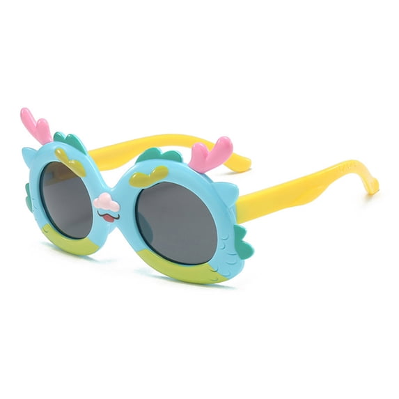 Inevnen Kids Girls Boy Polarized Sunglasses Lightweight Cute Cartoon Sun Protection Glasses for Toddler Jewelry Accessories