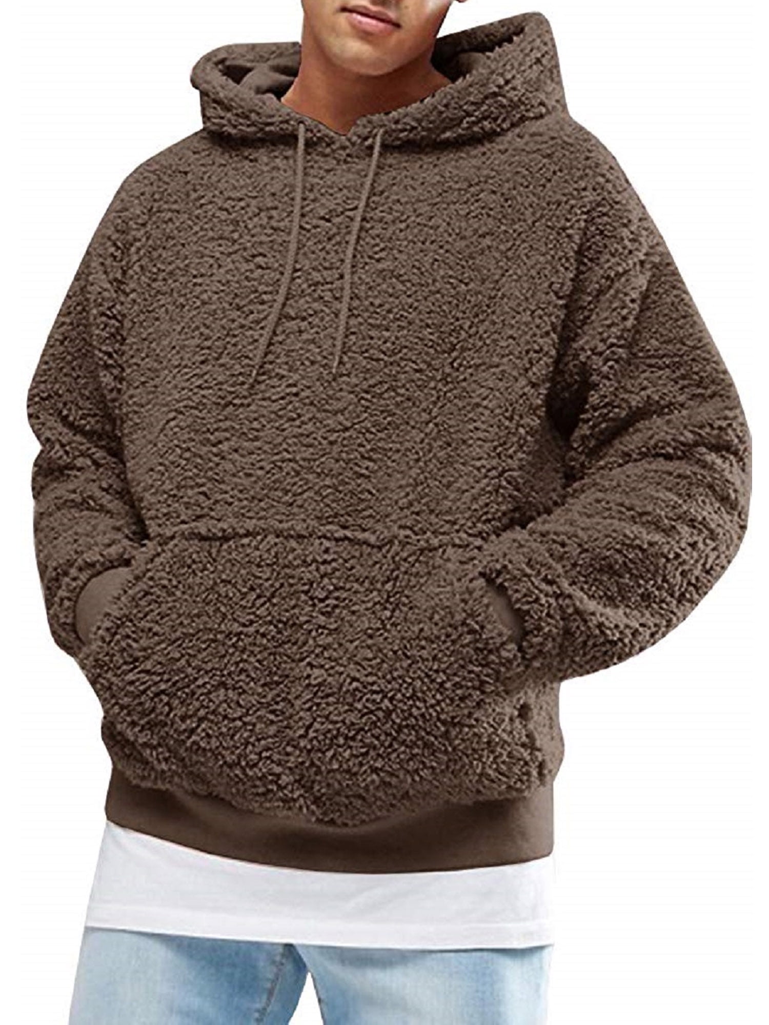 Soft cheap teddy hoodie