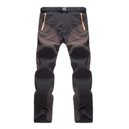 MOERDENG Women's Fleece Lined Snow Pants - Waterproof Softshell Ski Pants, Winter Insulated Hiking Pants, Warm & Comfortable