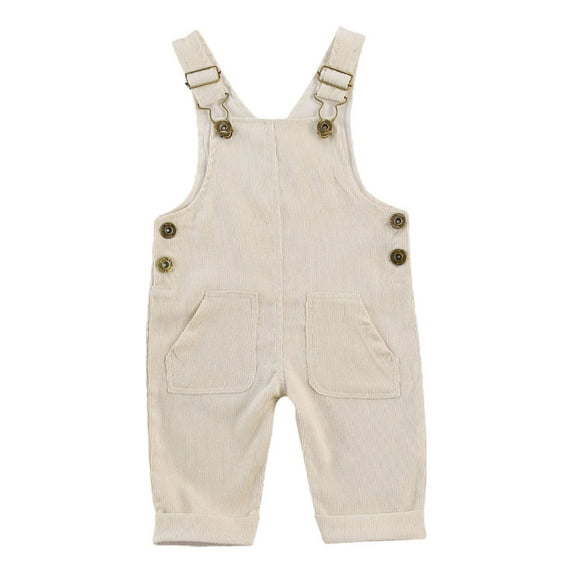 Inevnen Newborn Baby Boy Overalls Romper Jumpsuit Corduroy Suspender Pants Bib Pants Fall Clothes