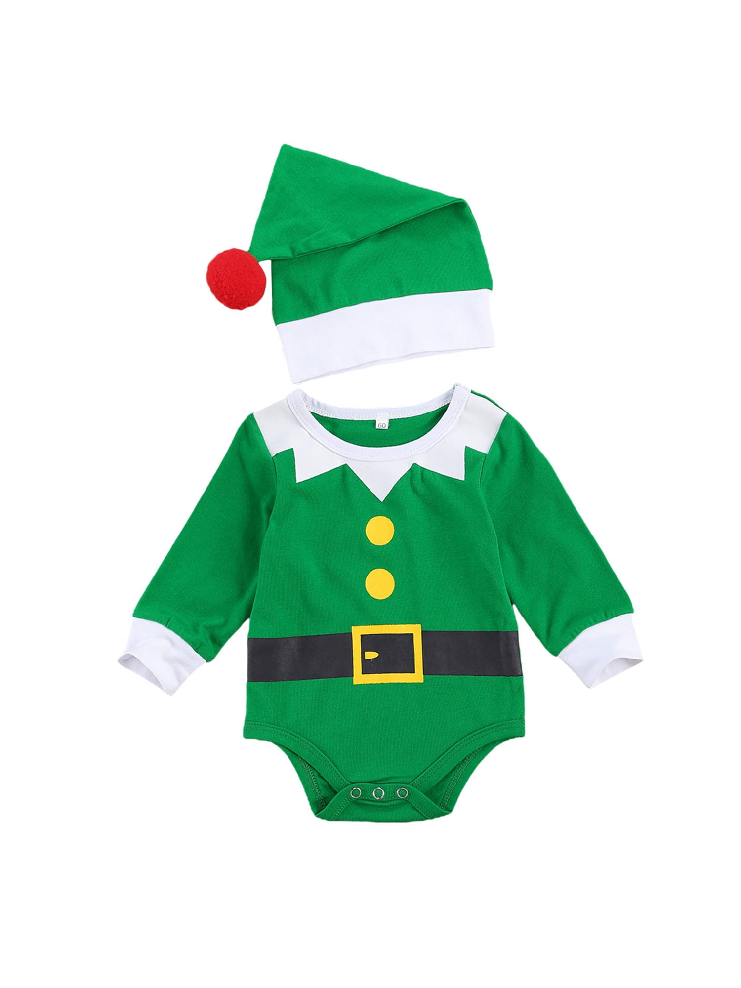 Inevnen Newborn Baby Girls Boys Christmas Outfit Santa Clause Elf ...