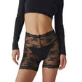 thumbnail image 1 of Inevnen Slip Shorts for Under Dresses Women Anti Chafing Underwear Lace See Through Mesh Sheer Biker Shorts, 1 of 5