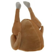 Inevnen Thanksgiving Plush Turkey Hat Halloween Roasted Turkey Hats,Thanksgiving Day Costume Party Accessory