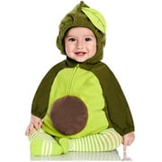 Inevnen Unisex Toddler Baby Avocado Costume Cute Velvet Hooded Romper Outfits
