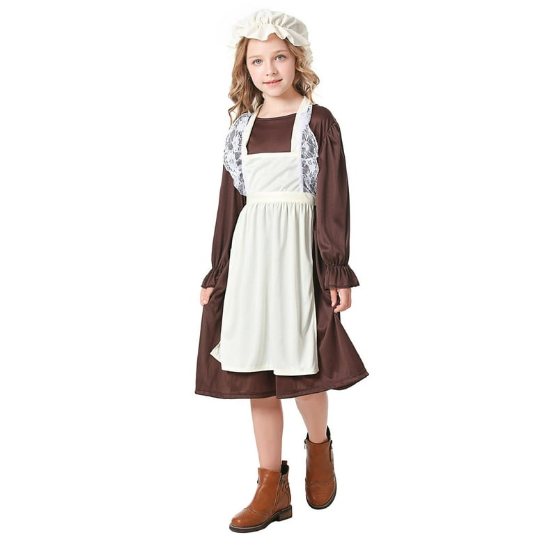 Victorian Maid Dress Costume Girls