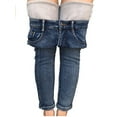 thumbnail image 1 of Inevnen Women Fleece Lined Jeans Winter Warm Thicken Skinny Stretch Denim Pants Jeggings, 1 of 6