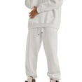 thumbnail image 1 of Inevnen Women Sweatsuits Sets 2 Piece Outfits Cropped Hoodie Sweatshirt and Sweatpants Long Joggers with Pockets, 1 of 9