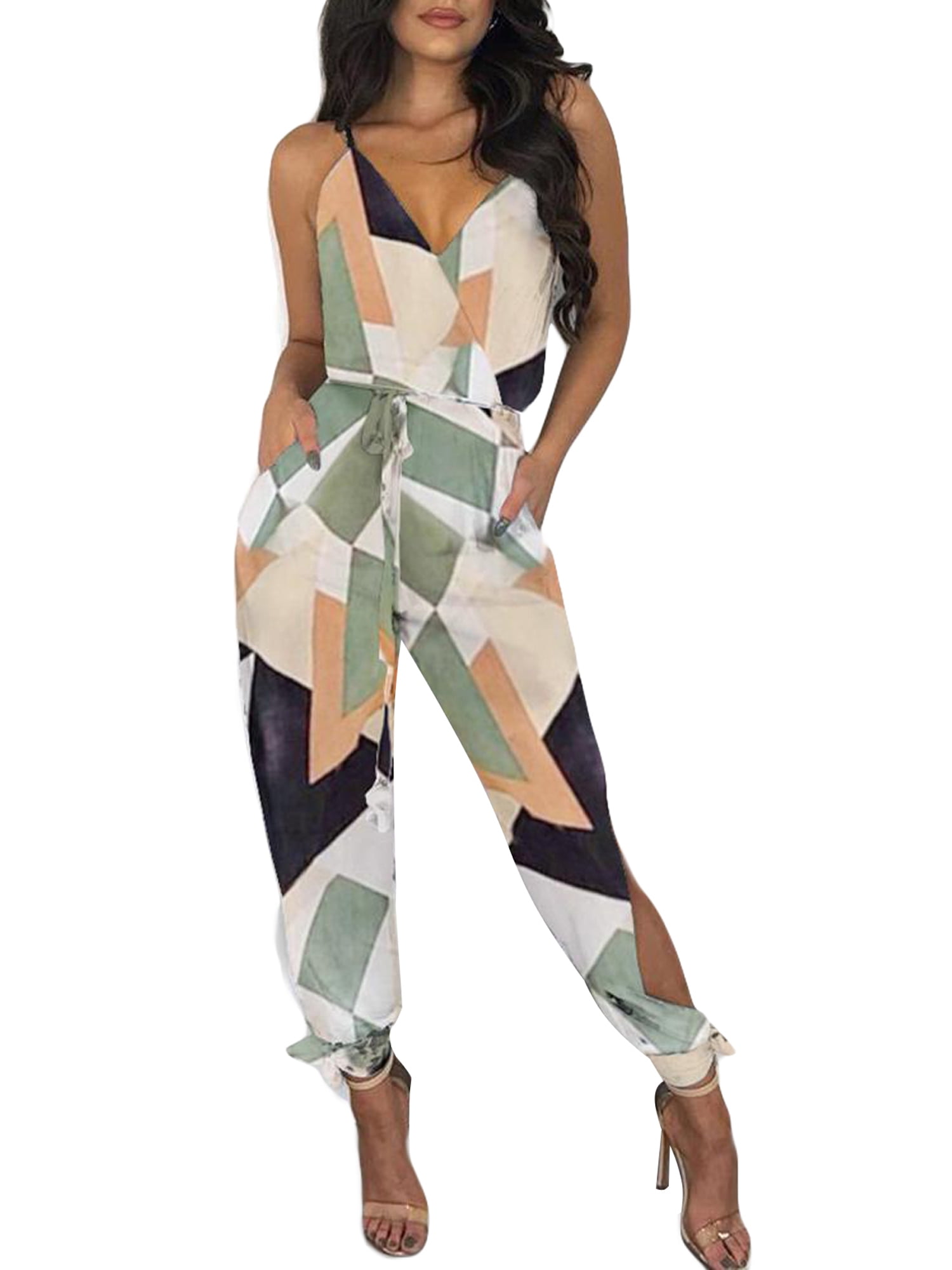 Romper pants with slits sale