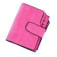 thumbnail image 1 of Inevnen Womens Wallet Small Credit Card Holder Leather Wallet with ID Window Zipper Pocket, 1 of 6