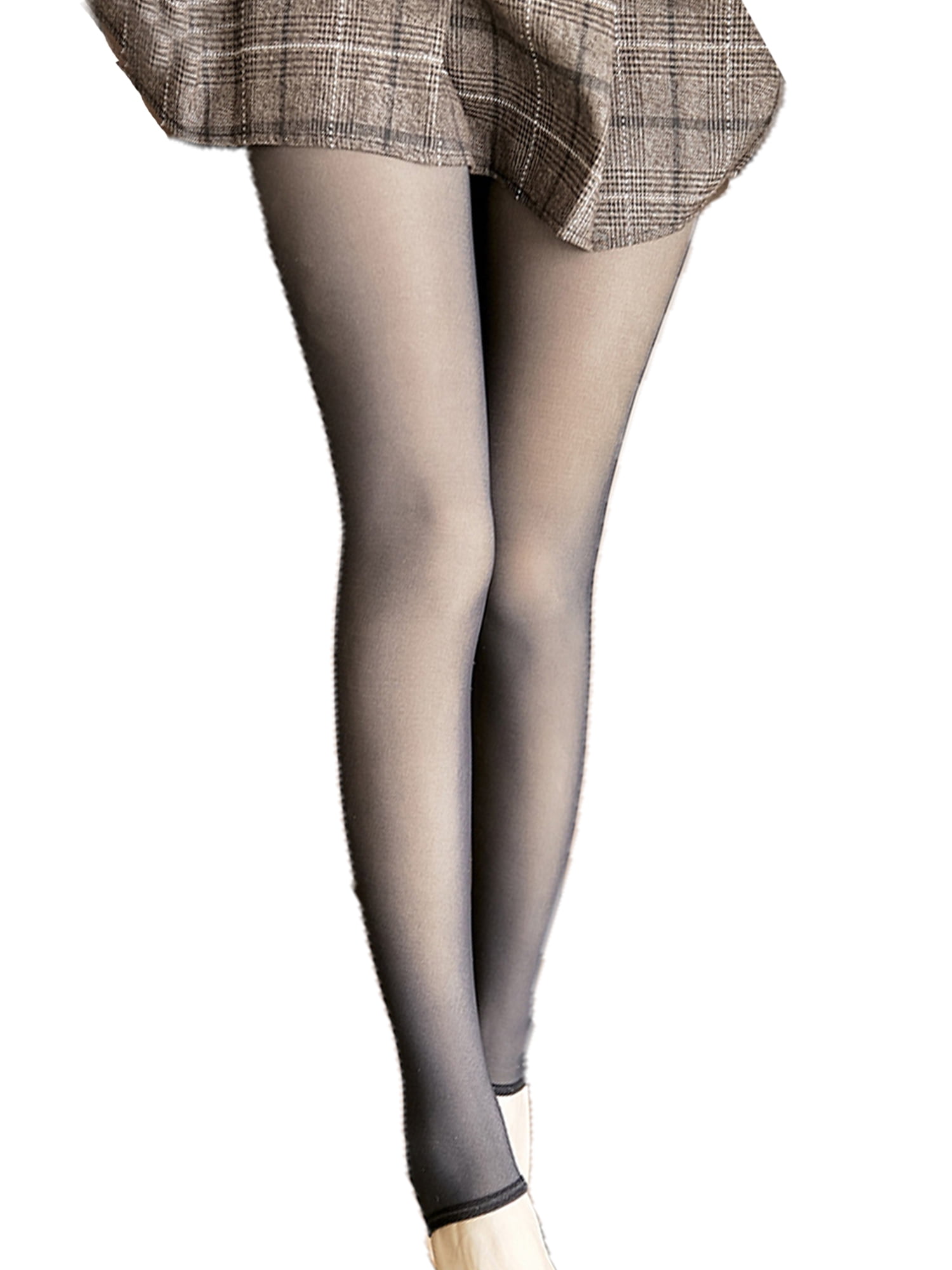 Black n Nude, 300gplush) Women Fleece Pantyhose Tights Thermal Winter  Stretchy High Waist Slim Leggings on OnBuy