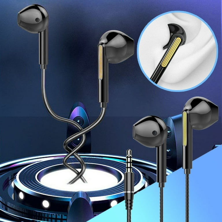 Inexpensive Headphones Wi Earbuds with Microphone And Volume Control Teal Ear Buds Kids School Watch Earbuds Combo Earbuds with Mute Button Ear Buds Earbuds with Microphone Earbuds for Sleeping Walmar...