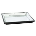 thumbnail image 1 of Inez 20 Inch Decorative Glass Tray, Silver Mirrored, Wall Hanger, Medium- Saltoro Sherpi, 1 of 5