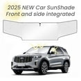 thumbnail image 1 of ​​InfLuvRealm-Car Windshield & Side Window Sunshade – Heat Reflective Sun Shield for UV Protection, Privacy Cover, Anti-Peeking for Vehicle Interior (Front + Side, Large/Medium Size)​​, 1 of 7