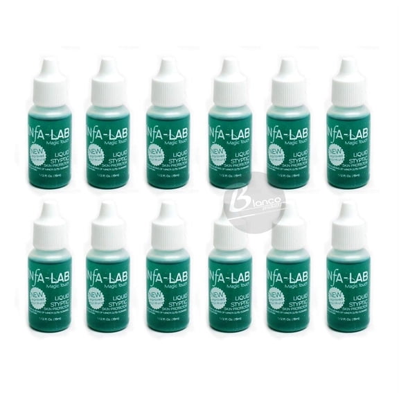 Infa-Lab MAGIC TOUCH Liquid Styptic 12 Skin Protector Stop Bleeding InfaLab Nail by Infalab