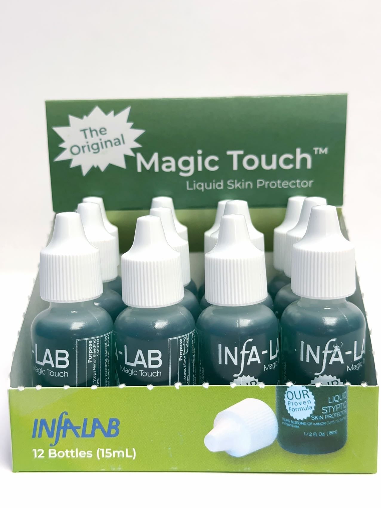 Infa-Lab Magic Touch Liquid Styptic Nails Stop Bleeding Skin Sanitizer ...