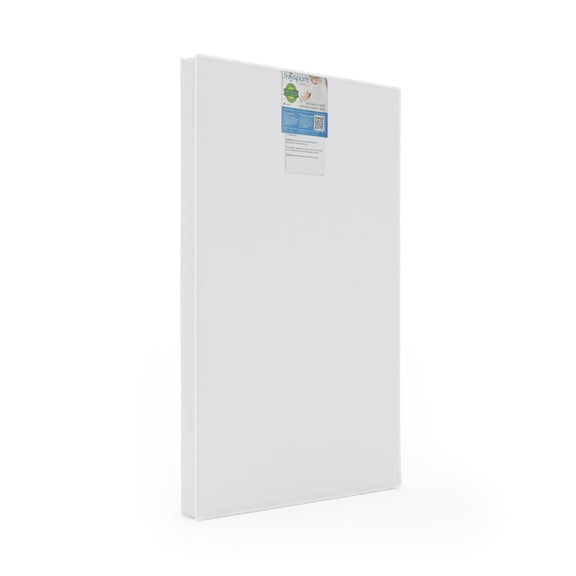 Foundations InfaPure 2" Compact Crib Mattress, Foam, Hypoallergenic, Easy to Clean, White