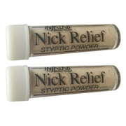 Infalab Magic Touch Nick Relief Styptic Powder 2.5g of Quick-Acting Comfort for Minor Nicks and Cuts (2 Vials)