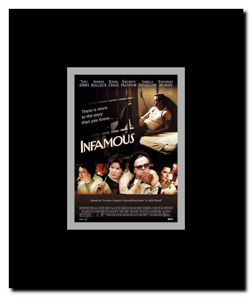 Infamous Framed Movie Poster