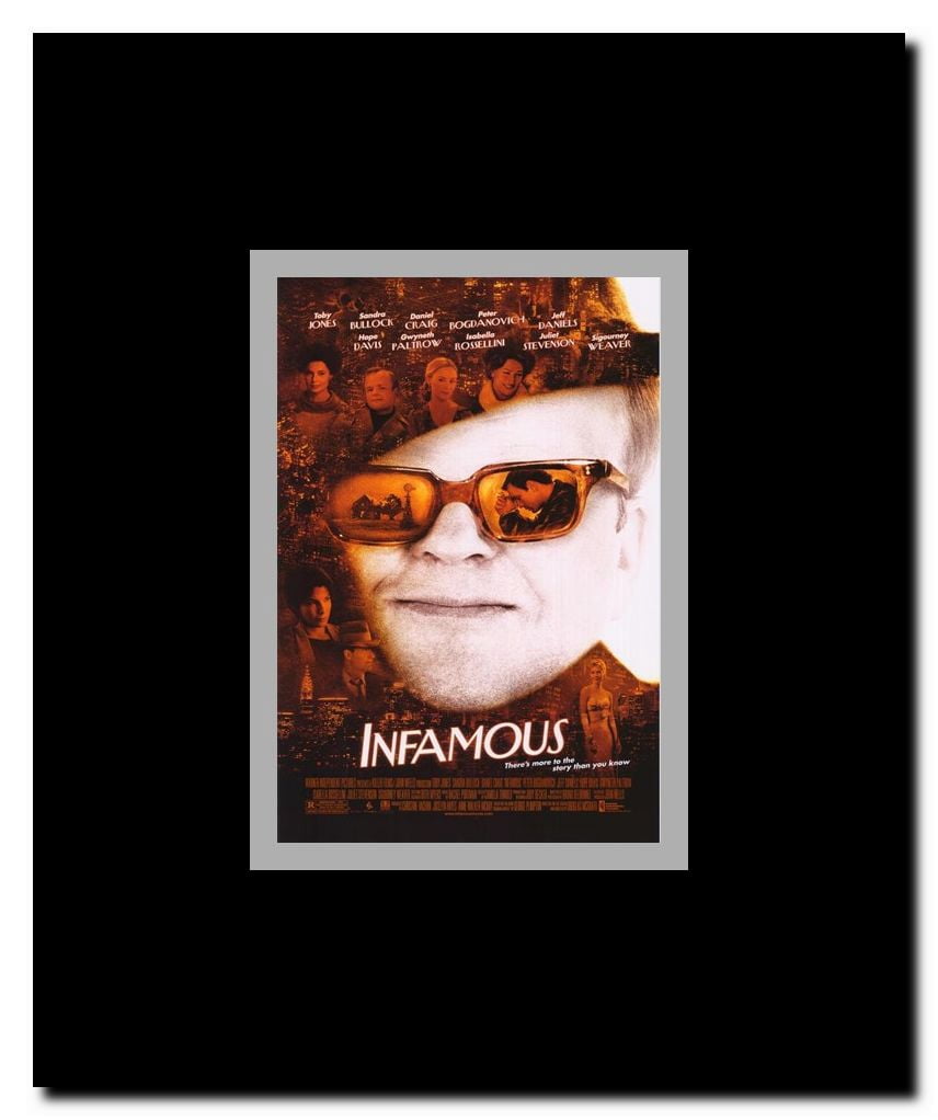 Infamous Framed Movie Poster
