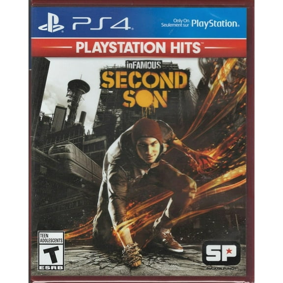 Infamous: Second Son (PlayStation Hits) PS4 (Brand New Factory Sealed US Version-0711719523253
