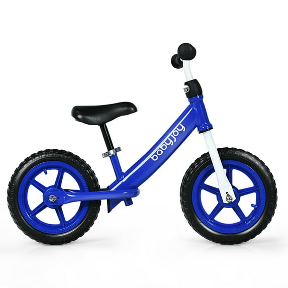 Infans 12" Balance Bike Kids No-Pedal Learn To Ride Pre Bike w/Adjustable Seat Blue