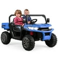 thumbnail image 1 of Infans 12V 2 Seater Ride On UTV Dump Truck Remote w/ Electric Dump Bed & Shovel Blue, 1 of 7
