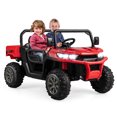 thumbnail image 1 of Infans 12V 2 Seater Ride On UTV Dump Truck Remote w/ Electric Dump Bed & Shovel Red, 1 of 7