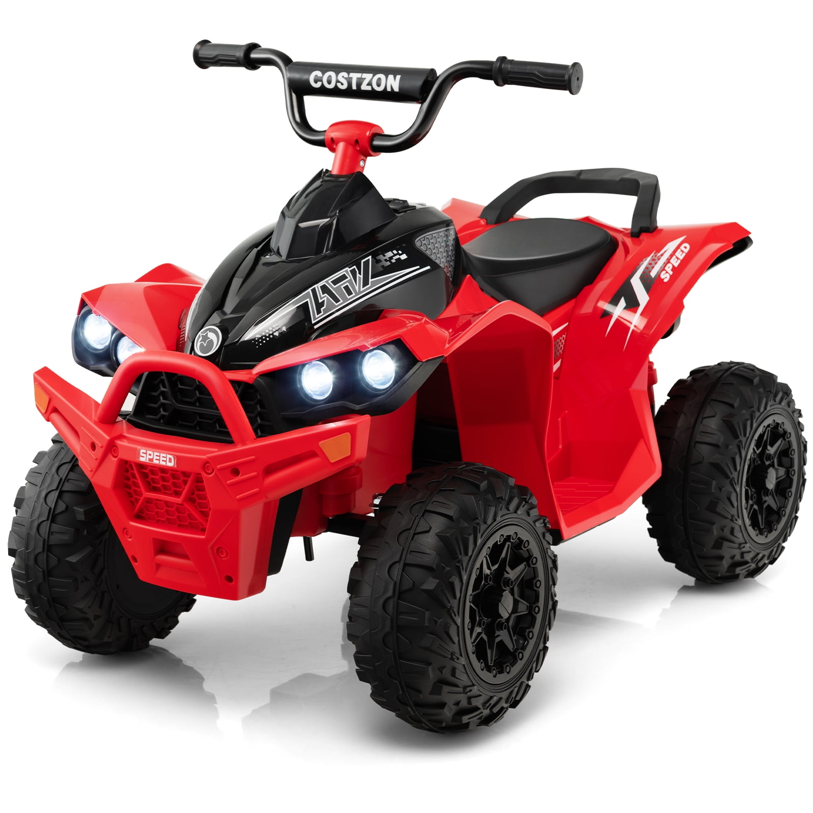 Infans 12V Battery Powered Kids Ride On ATV Electric 4 Wheeler Quad Car w MP3 Light Walmart