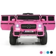 thumbnail image 1 of Infans 12V Licensed Mercedes-Benz Kids Ride On Car RC Motorized Vehicles w/ Trunk Pink, 1 of 8