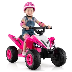 Infans 12V Quad 4 Wheeler Ride on Toy with Music, Light, USB Port, Wireless Connection