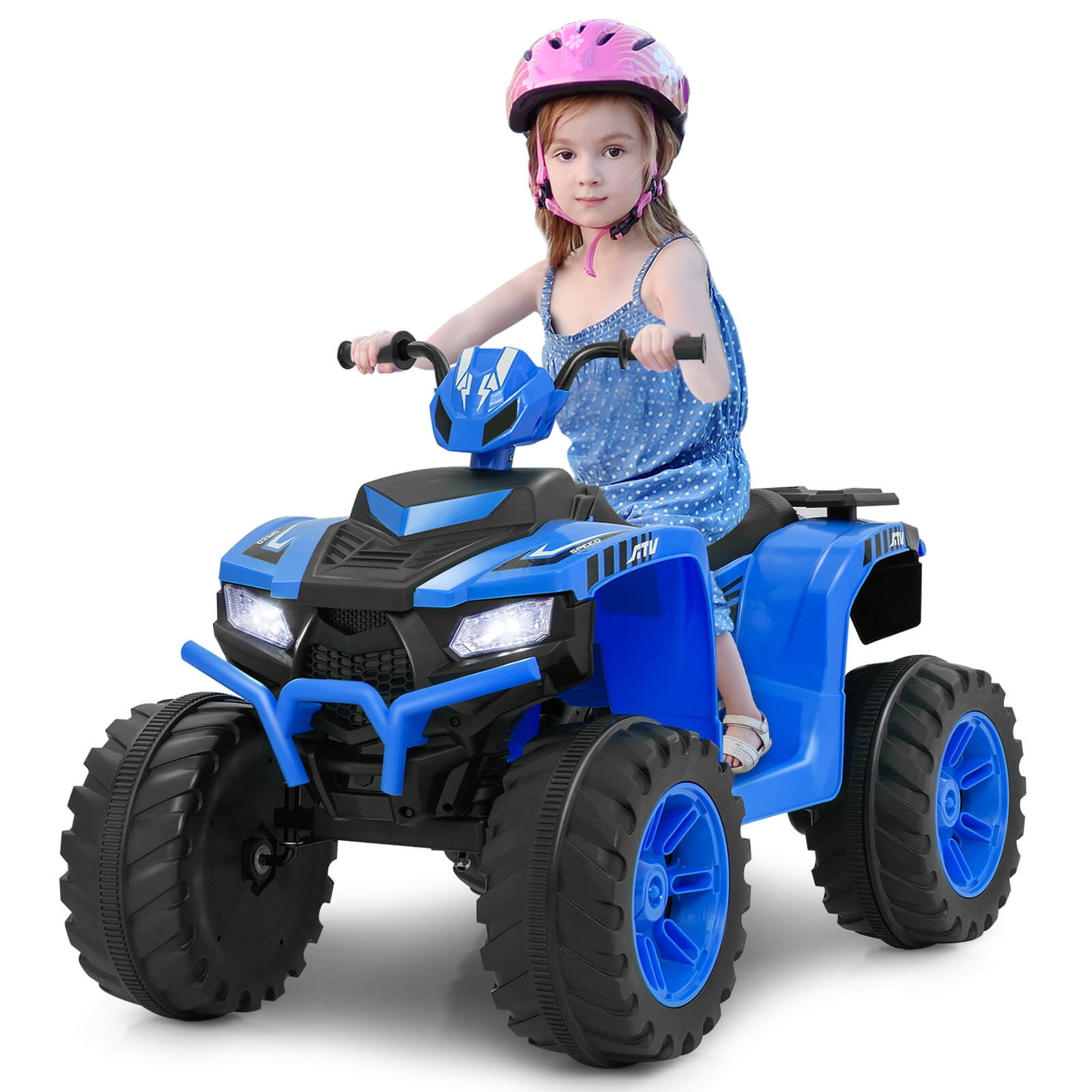 Infans 24V Kids Ride-On Electric ATV 4-Wheeler Quad Car with Wireless Connection