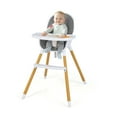 thumbnail image 1 of Infans 4-in-1 Infant Feeding Chair Convertible High Baby Chair w/Adjustable Tray Grey, 1 of 7