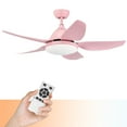 thumbnail image 1 of Infans 42" Kids Ceiling Fan w/LED Light 3 Color Temperature Remote Control Pink, 1 of 7
