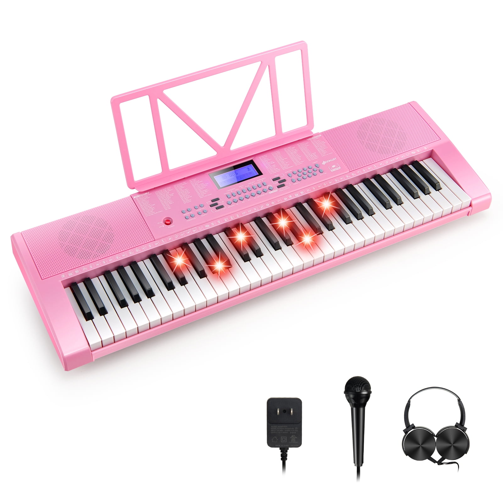 Pink cheap electric keyboard
