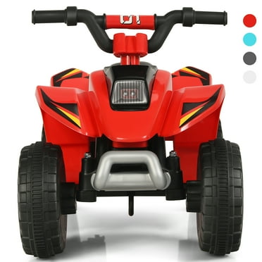Infans 6V Kids Electric Quad ATV 4 Wheels Ride On Toy for Toddlers Forward&Reverse Red